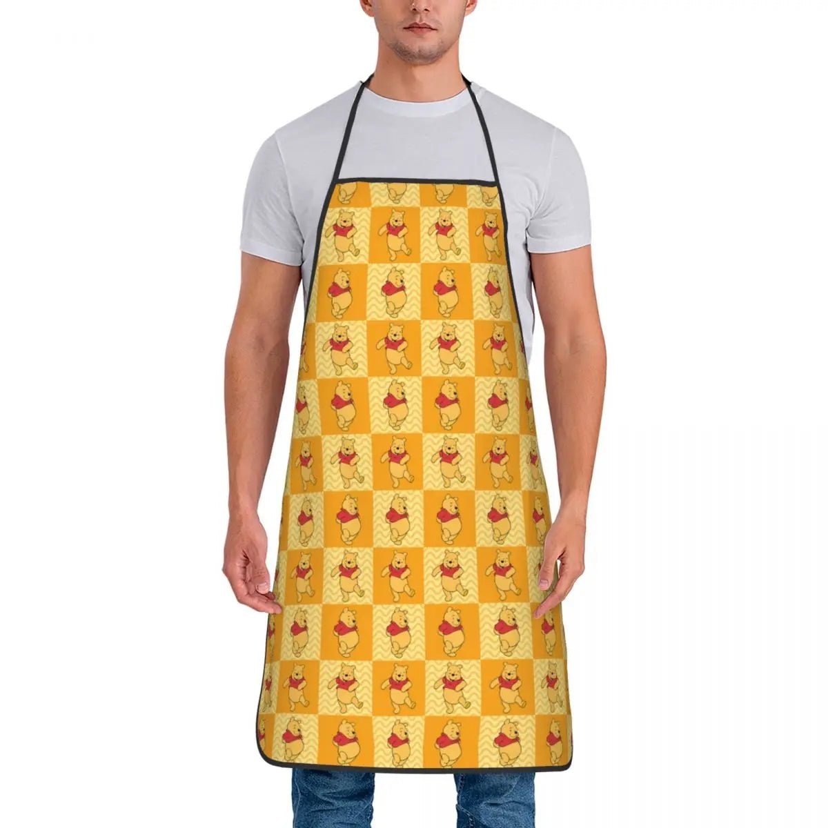 Tablier Winnie l'Ourson Disney - Tablier de Cuisine Unisexe Personnalisé pour Homme et Femme - Cuisine Chez Nadine