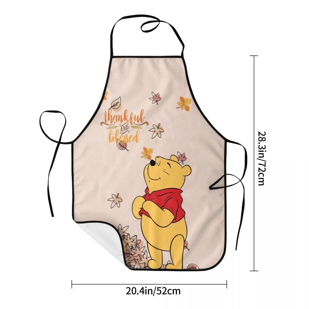 Tablier Winnie l'Ourson Disney - Tablier de Cuisine Unisexe Personnalisé pour Homme et Femme - Cuisine Chez Nadine