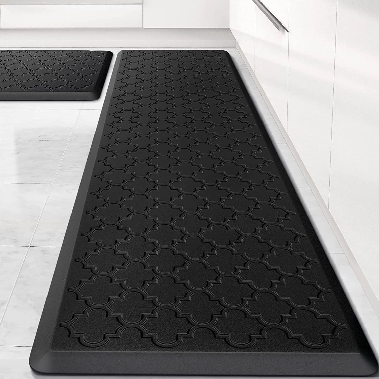 Tapis de Cuisine Anti - Fatigue Rembourré - Mousse Confort Imperméable Antidérapant pour Sol 440x1200mm - Cuisine Chez Nadine