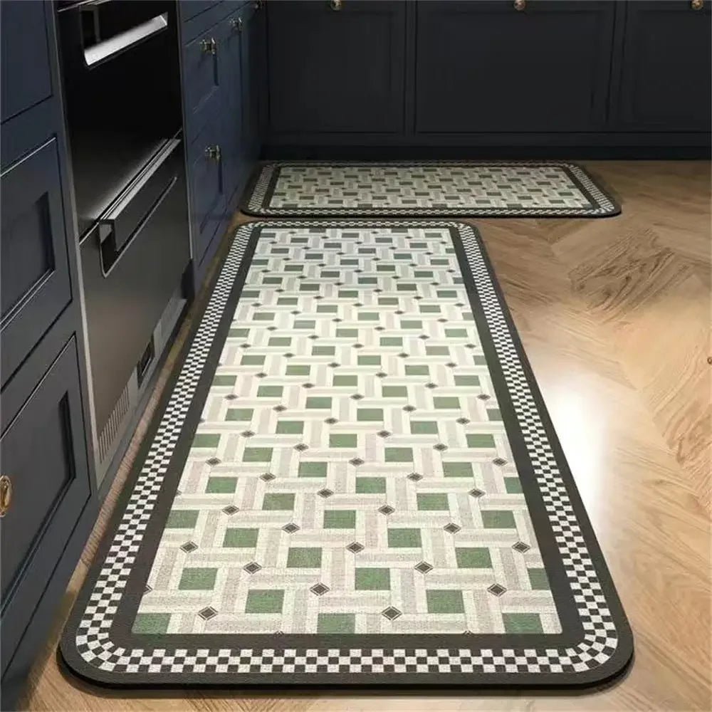Tapis de Cuisine Antidérapant Long - Tapis de Sol Absorbant pour Cuisine, Entrée et Salon - Cuisine Chez Nadine