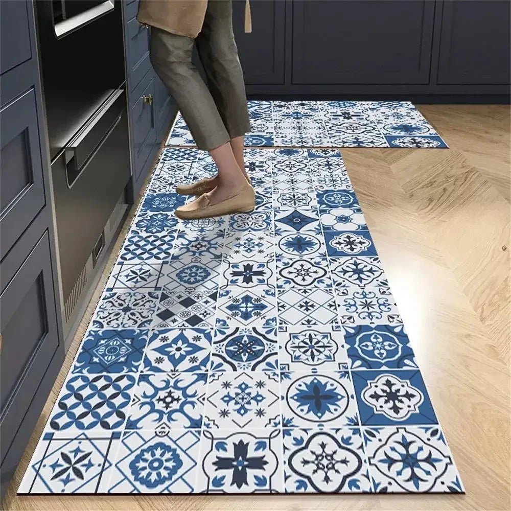 Tapis de Cuisine Antidérapant Long - Tapis de Sol Absorbant pour Cuisine, Entrée et Salon - Cuisine Chez Nadine