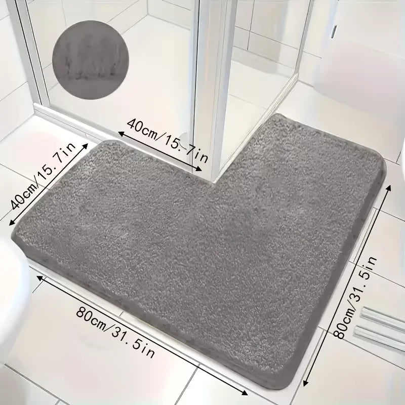 Tapis de Cuisine en Forme de L Grande Taille - Tapis Antidérapant Épais et Absorbant - Cuisine Chez Nadine