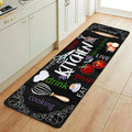 Tapis de Cuisine Thématique - Design Ustensiles et Motifs Culinaires pour Décoration Maison Salon Chambre - Cuisine Chez Nadine
