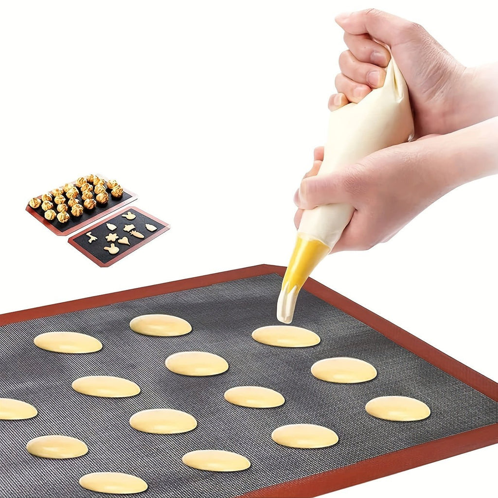 Tapis de cuisson en silicone réutilisable - Antiadhésif pour four, BBQ, macarons et biscuits - Cuisine Chez Nadine