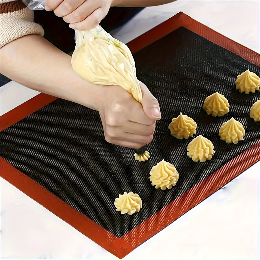 Tapis de cuisson en silicone réutilisable - Antiadhésif pour four, BBQ, macarons et biscuits - Cuisine Chez Nadine