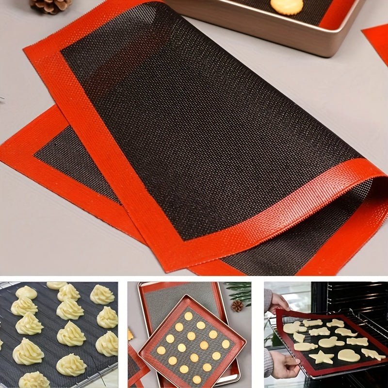 Tapis de cuisson en silicone réutilisable - Antiadhésif pour four, BBQ, macarons et biscuits - Cuisine Chez Nadine