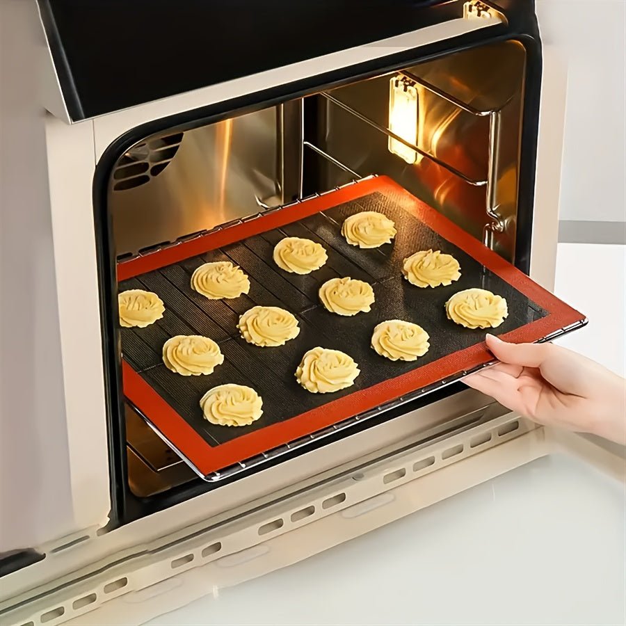 Tapis de cuisson en silicone réutilisable - Antiadhésif pour four, BBQ, macarons et biscuits - Cuisine Chez Nadine