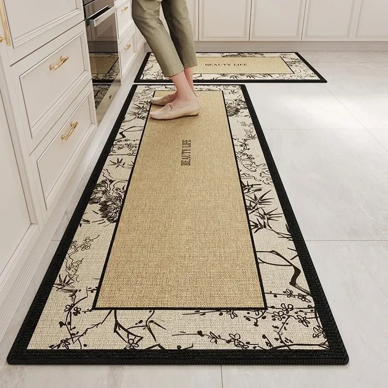 Tapis pour cuisine tapis de sol décoration de la maison tapis Long tapis antidérapant tapis de pied résistant à l'usure - Cuisine Chez Nadine