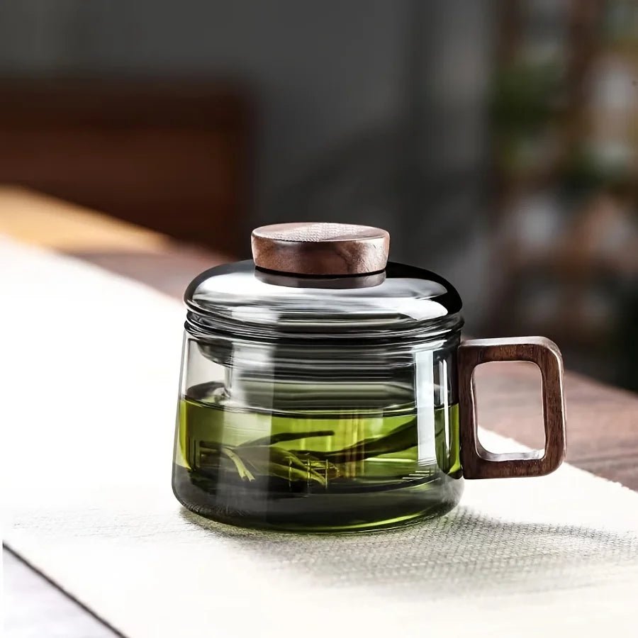 Tasse en Verre Polyvalente avec Infuseur Résistante à la Chaleur Réutilisable Maison Bureau - Cuisine Chez Nadine