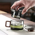 Tasse en Verre Polyvalente avec Infuseur Résistante à la Chaleur Réutilisable Maison Bureau - Cuisine Chez Nadine