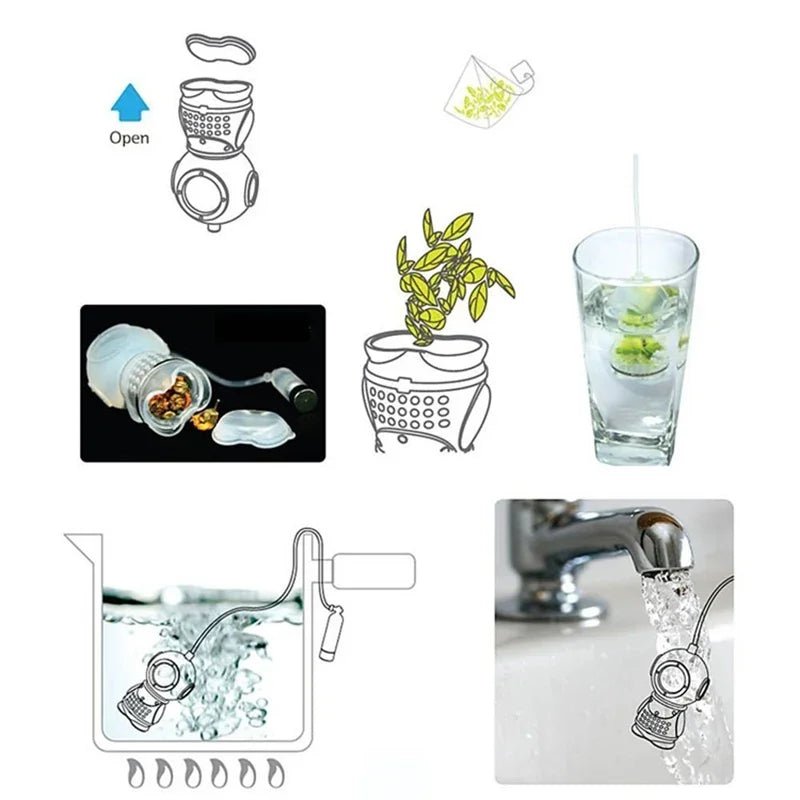 Tea Infuser Teaware Tea Tableware Infusor Tea Bules Sieve Items Service Tea Bags Infusers For Spice Herb Teapot For Tea Strainer - Cuisine Chez Nadine