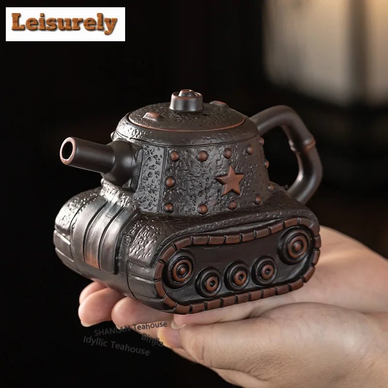 Théière Poterie Violette Créative Vintage Infuseur Intégré Passoire Dahongpao 230ml Accessoires Thé Céramique - Cuisine Chez Nadine