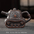 Théière Poterie Violette Créative Vintage Infuseur Intégré Passoire Dahongpao 230ml Accessoires Thé Céramique - Cuisine Chez Nadine