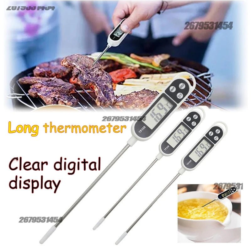 Thermomètre de Cuisine Numérique - Mesure de Température pour Viande et Aliments avec Écran LCD - Cuisine Chez Nadine