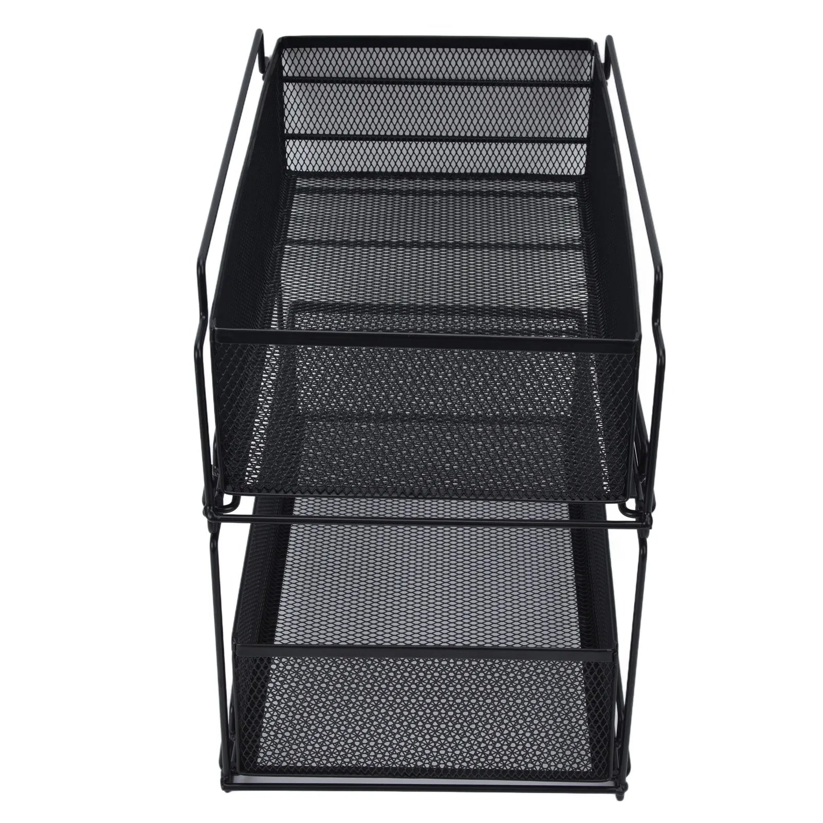 Tiroir de Rangement Coulissant Multifonctionnel pour Sous - Évier en Métal - Étagère Panier Organisateur pour Armoire de Cuisine et Bureau - Cuisine Chez Nadine
