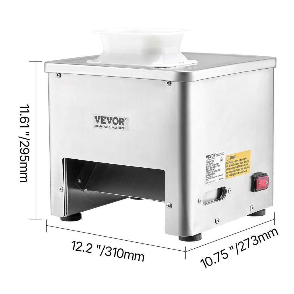 Trancheuse à viande électrique VEVOR 550W - Qualité commerciale pour cuisine et restaurant - Cuisine Chez Nadine