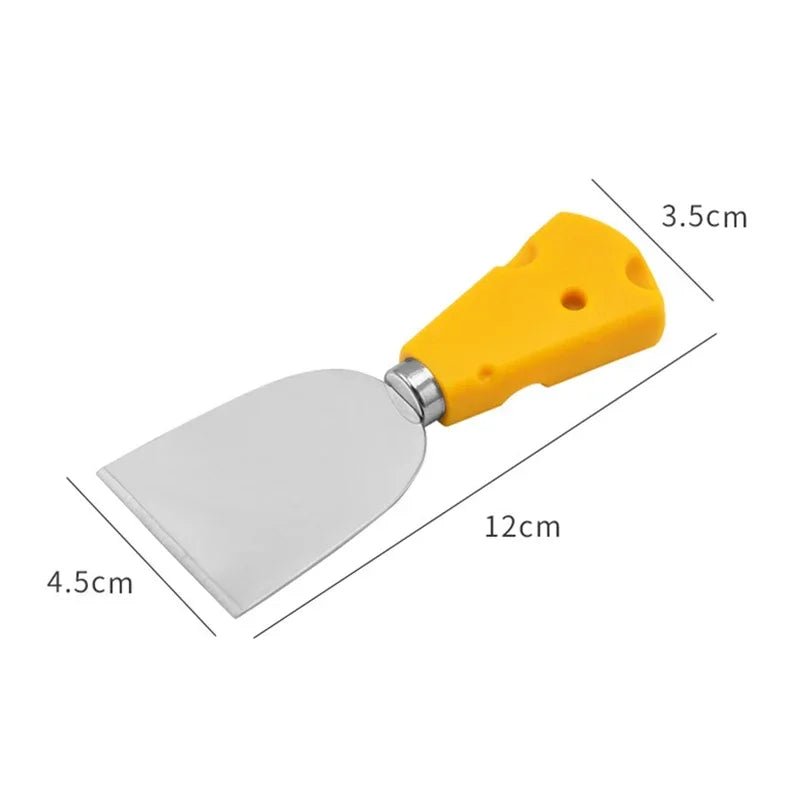Ustensiles à Fromage en Acier Inoxydable avec Manche en Bois - Couteaux, Fourchette, Cuillère et Spatule à Beurre - Cuisine Chez Nadine