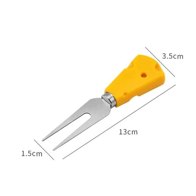 Ustensiles à Fromage en Acier Inoxydable avec Manche en Bois - Couteaux, Fourchette, Cuillère et Spatule à Beurre - Cuisine Chez Nadine