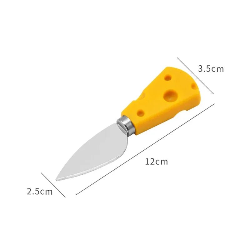 Ustensiles à Fromage en Acier Inoxydable avec Manche en Bois - Couteaux, Fourchette, Cuillère et Spatule à Beurre - Cuisine Chez Nadine