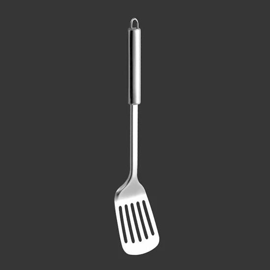 Ustensiles de Cuisine en Acier Inoxydable Konco - Passoire, Cuillère, Spatule et Retourneur pour Cuisson - Cuisine Chez Nadine